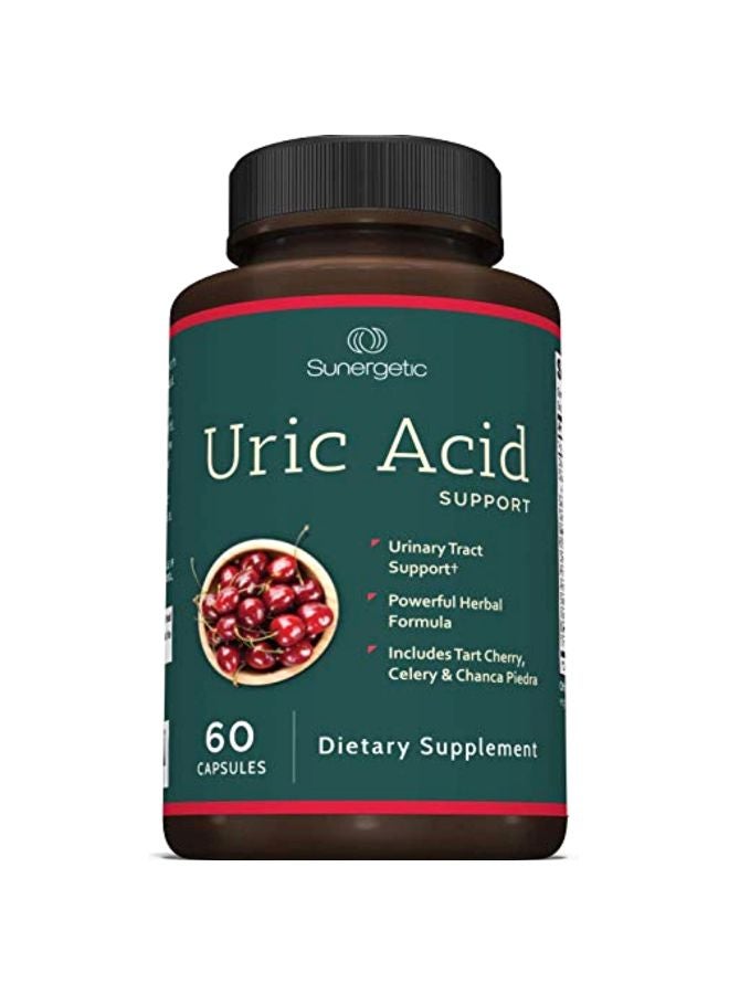 Sunergetic - Uric Acid Support Herbal Supplement - 60 Capsules - Image 1