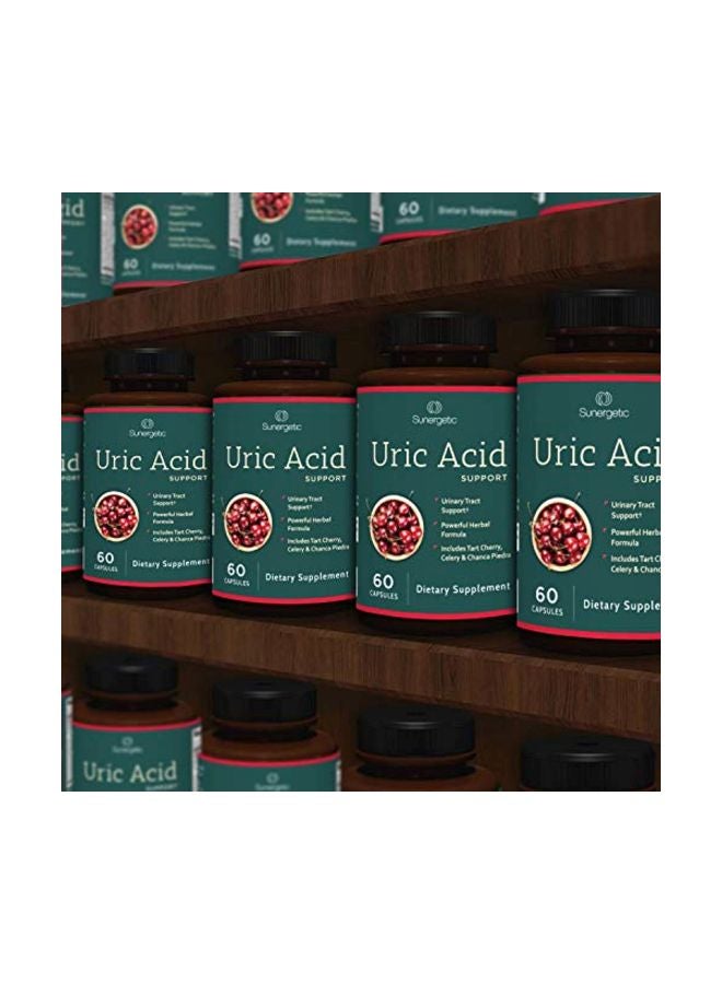 Sunergetic - Uric Acid Support Herbal Supplement - 60 Capsules - Image 1