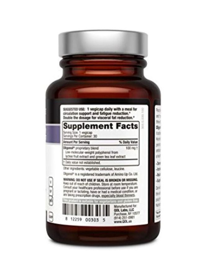 كوالتي أوف لايف مكمل غذائي أوليجونول - 100 ملجم - 30 كبسولة نباتية - Image 2