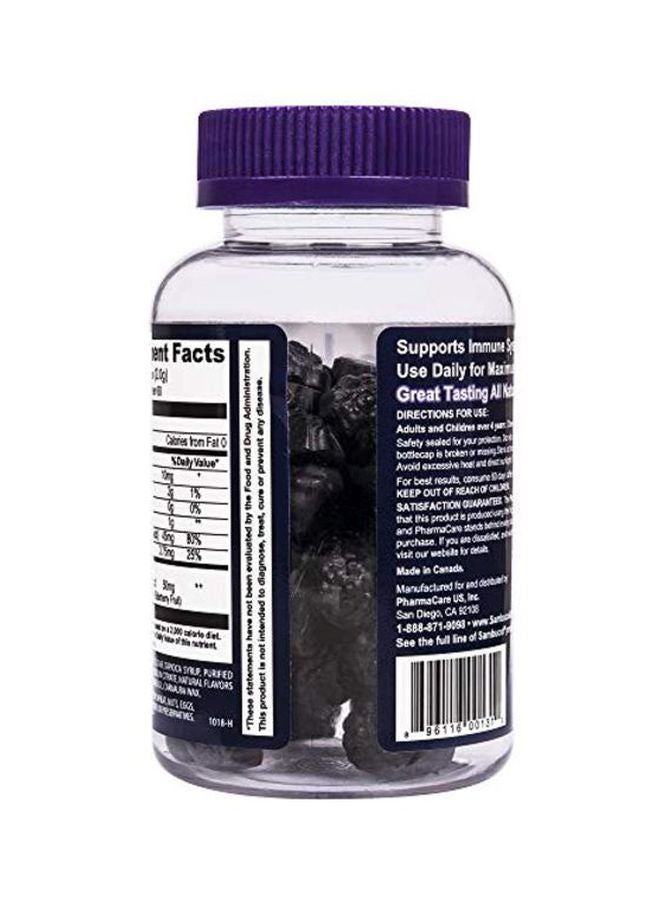 Sambucol Immune Support Dietary Supplement - 60 Gummies  - Image 2