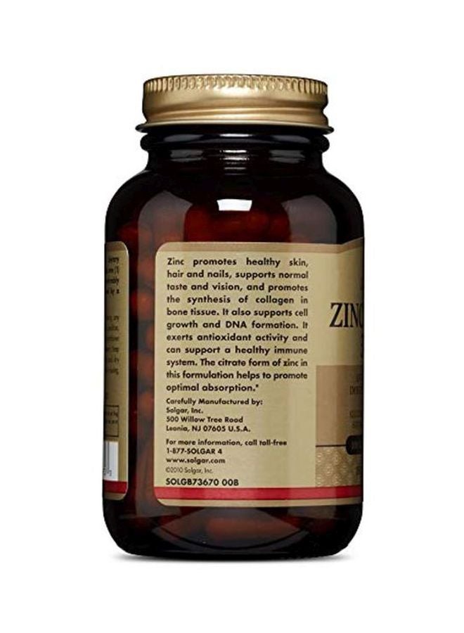 Solgar Zinc Citrate Dietary Supplement 30 mg -100 Capsules - Image 4