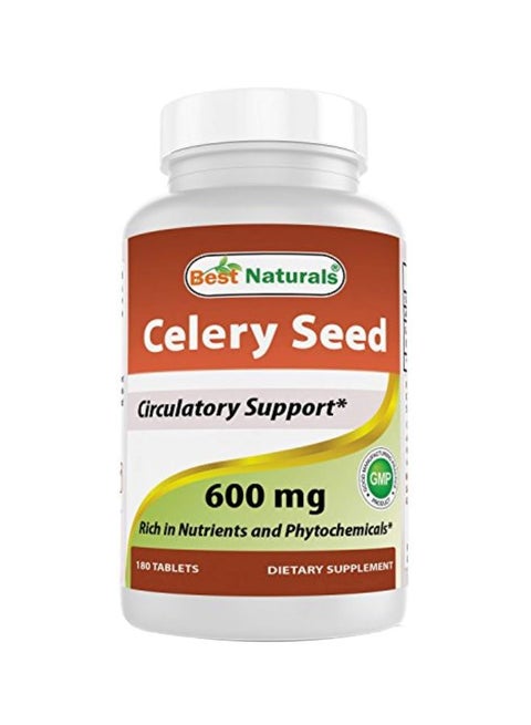 Celery Seed 600 MG Dietary Supplement - 180 Tablets
