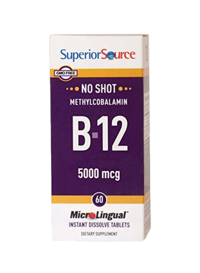 Superior Source Methylcobalamin B12 Supplements - 60 Tablets  - Image 1