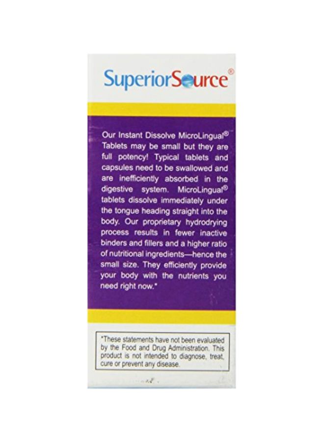 Superior Source Methylcobalamin B12 Supplements - 60 Tablets  - Image 3