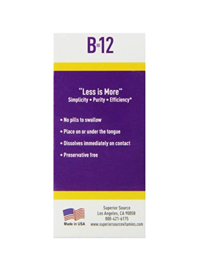 Superior Source Methylcobalamin B12 Supplements - 60 Tablets  - Image 2