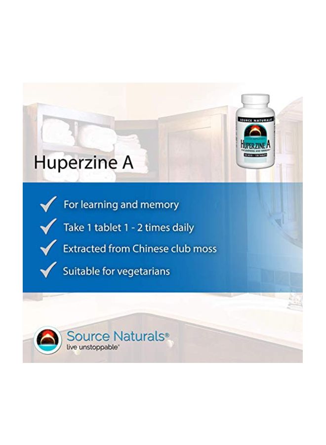 Source Naturals Huperzine A 100mg - 120 Tablets - Image 4