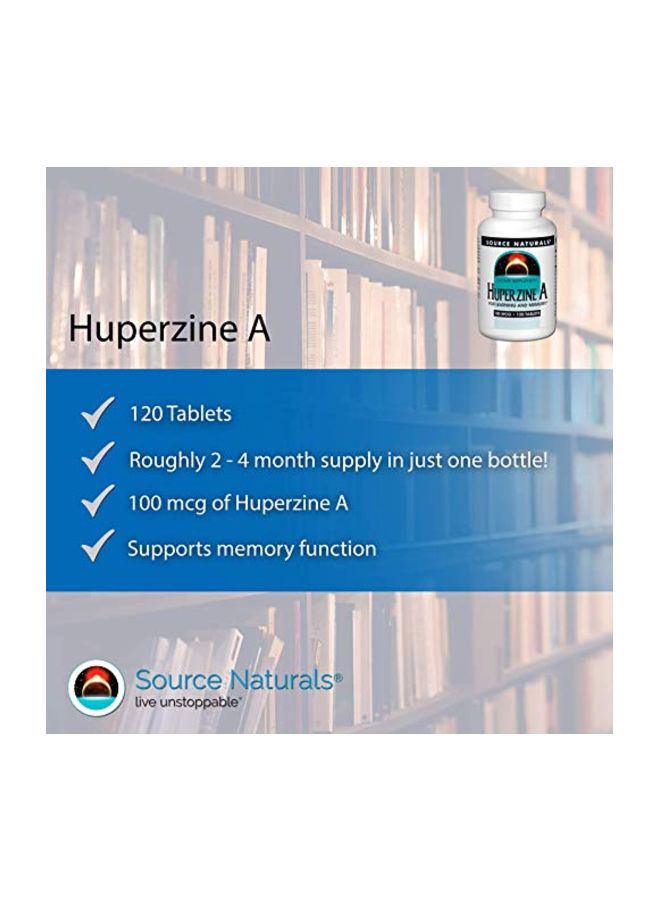 Source Naturals Huperzine A 100mg - 120 Tablets - Image 5