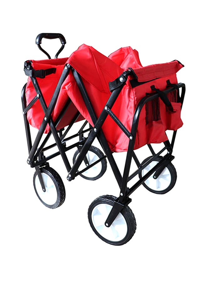 Cool Baby Foldable Toys Storage Durable Lightweight Fabric Cart With Heavy Duty Frame ‎‎50x100x100cm - Image 2