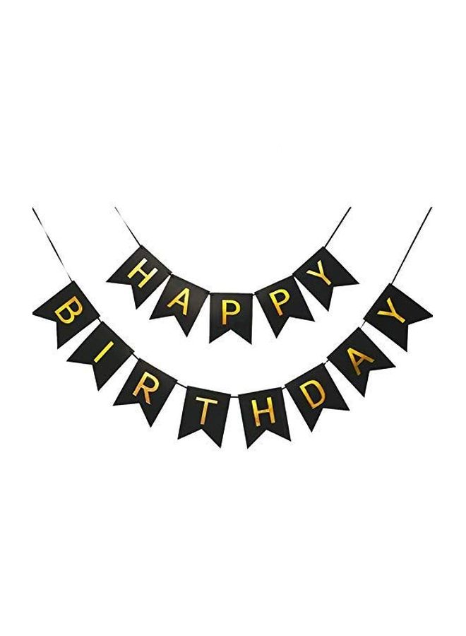 شريط  زينة بتصميم عبارة "Happy Birthday" مكوّن من 13 قطعة" Medium - Image 1