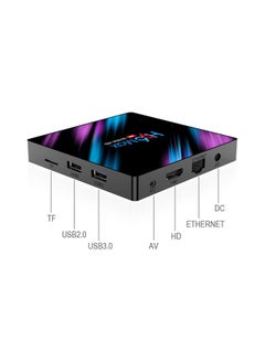 H96 MAX Android TV Box With Remote 3318 Black/Purple/Blue  - Image 2