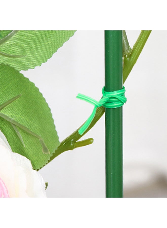 Generic Garden Plant Wire Twist Tie Dispenser With Cutter Green/White 98feet  - Image 2