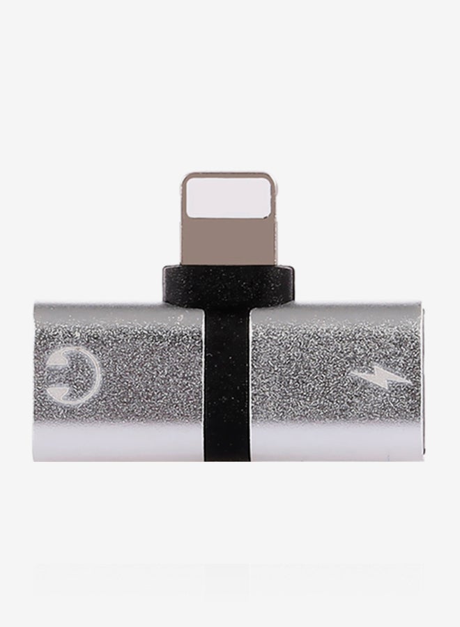 Generic - Lightning Earphone Converter Adapter Silver - Image 1