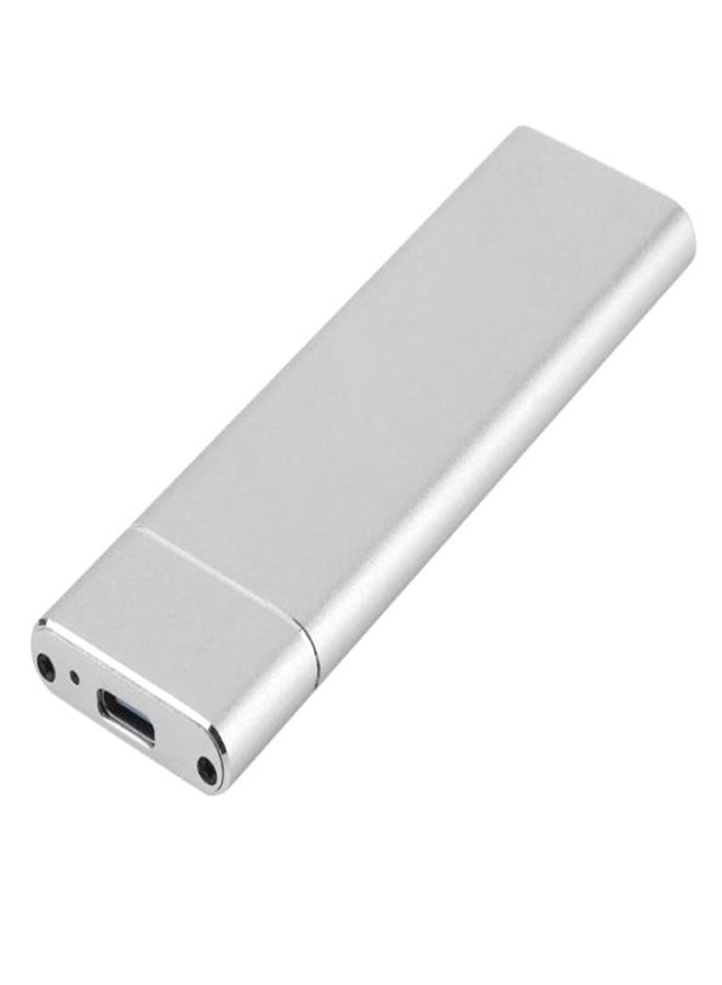 Generic - SSD Type-C Converter Enclosure Case With Screw Driver And Cable Silver/Black - Image 1