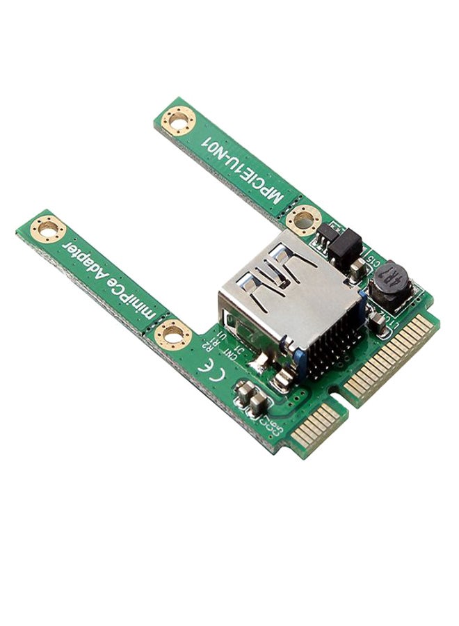 Generic - Mini PCI-E To USB 2.0 PCI Express Adapter Converter Card Multicolour - Image 1