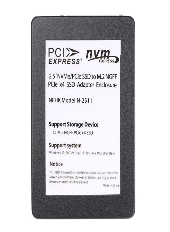 NVME PCI-E SSD To M.2 NGFF SSD Adapter Card Black/Green - Image 1