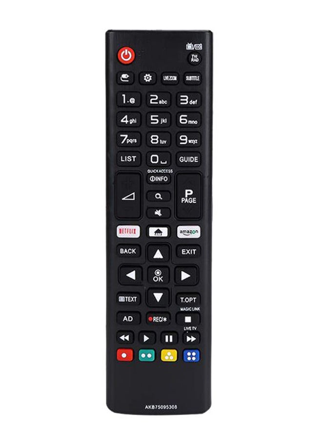 Smart TV Remote Control For LG Black  - Image 1