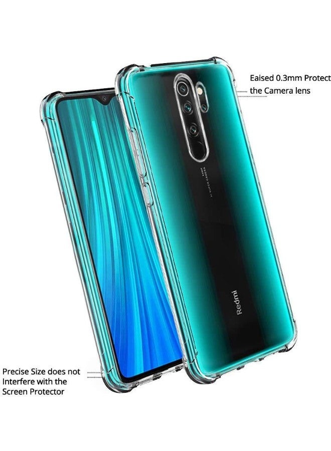 Protective Back Case Cover For Redmi Note 8 Pro Clear
