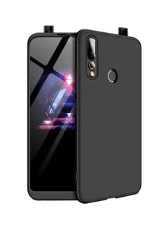 3-Piece 360 Degree Protective Case Cover For Huawei Y9 Prime 2019 Black