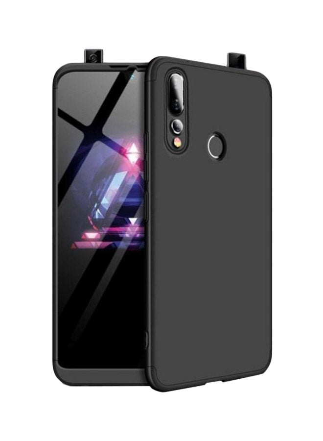 GKK - 3-Piece 360 Degree Protective Case Cover For Huawei Y9 Prime 2019 Black - Image 1
