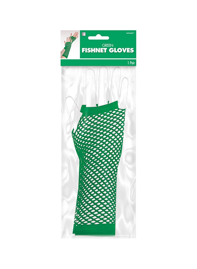 Amscan 2-Piece Fishnet Fingerless Gloves