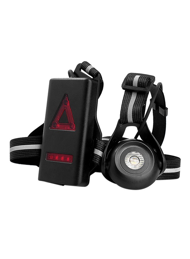 Generic LED Light Back Warning Light Belt Rechargeable For Cycling  - Image 1