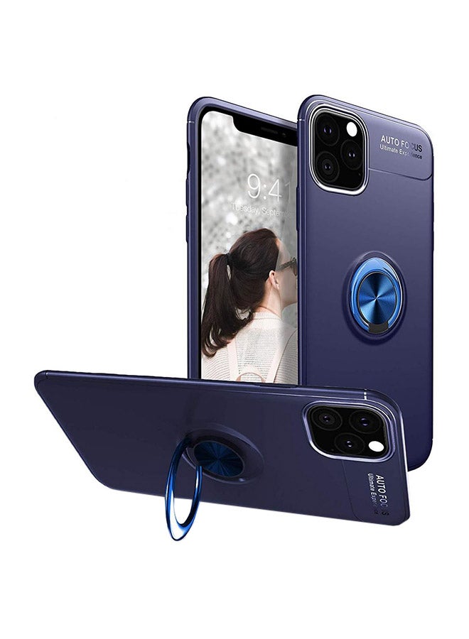 Lenuo Protective Case Cover With Ring Holder For iPhone 11 Pro Max Blue 