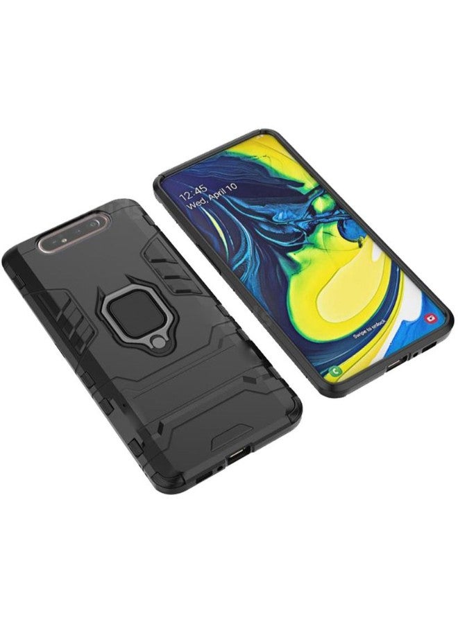 غطاء حماية واقٍ لهاتف سامسونج جالاكسي A80 أسود - Image 2