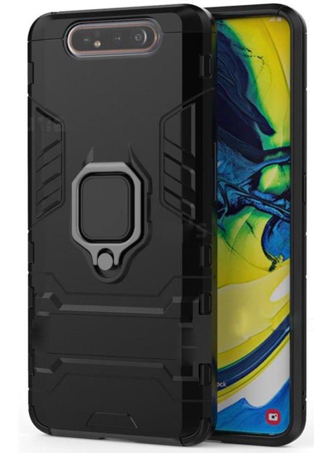 غطاء حماية واقٍ لهاتف سامسونج جالاكسي A80 أسود - Image 4