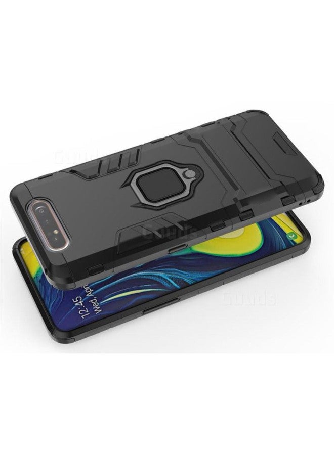 غطاء حماية واقٍ لهاتف سامسونج جالاكسي A80 أسود - Image 5