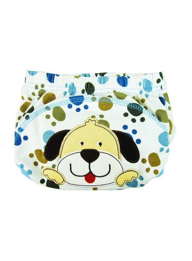 Generic Reusable Cartoon Doggie Pattern Cloth Diaper 