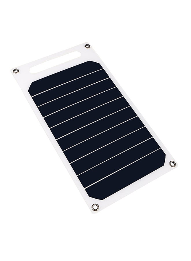 Generic 6W Solar Panel With USB Port Black  - Image 1