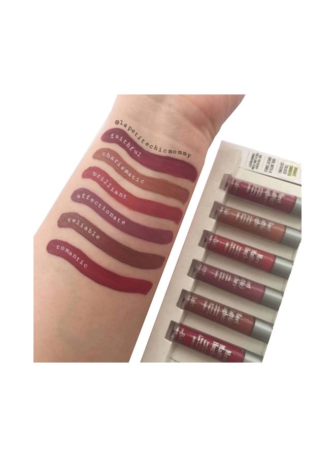 heart balm - 6-Piece Meet Matt Hughes Liquid Lipstick Set Multicolour - Image 1