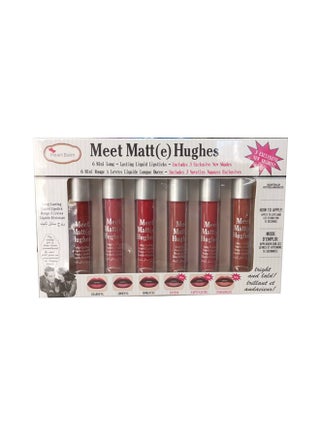 6-Piece Meet Matt Hughes Liquid Lipstick Set Multicolour - v1580805926/N33980167A_1