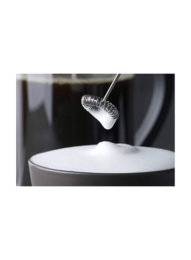 إيرولات ماكينة صنع رغوة الحليب بلمسة نهائية من الكروم فضي - Image 3