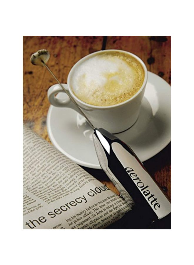 إيرولات ماكينة صنع رغوة الحليب بلمسة نهائية من الكروم فضي - Image 4