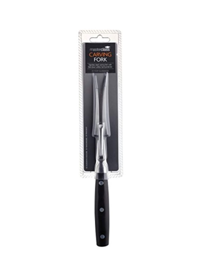 Kitchen Craft Stainless Steel Carving Fork Black/Silver - Image 2