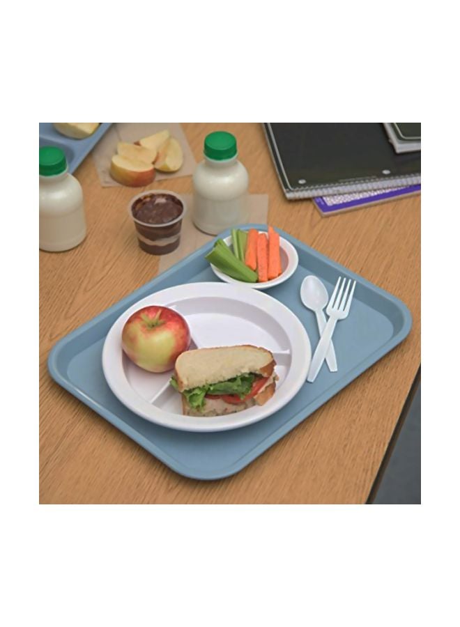 Carlisle Pack Of 24 Cafeteria Fast Food Tray Slate Blue  - Image 5