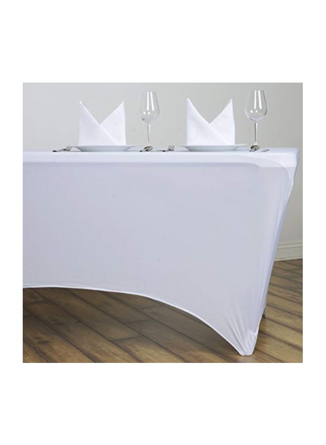 Rectangular Stretch Tablecloth White 72x30inch - v1580806472/N34228065A_2