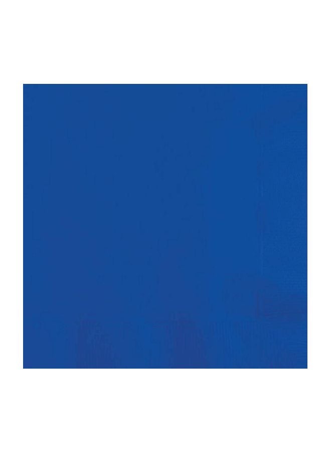 CREATIVE CONVERTING 25-Piece Paper Dinner Napkins Cobalt 8.75x8.75inch  - Image 1
