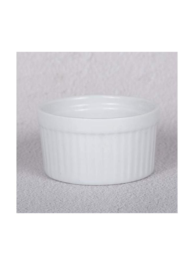 Creative Home 6-Piece Ceramic Ramekin Set White - Image 2