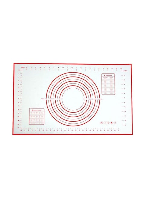 Silicone Baking Mat White/Red