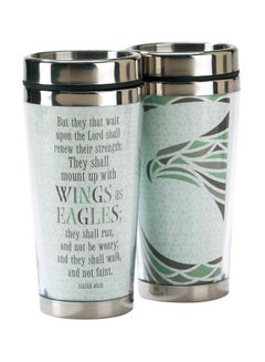 2-Piece Stainless Steel Travel Tumbler Green/Grey/Silver 7.4x3.5x3.5inch - v1580806780/N34227282A_1