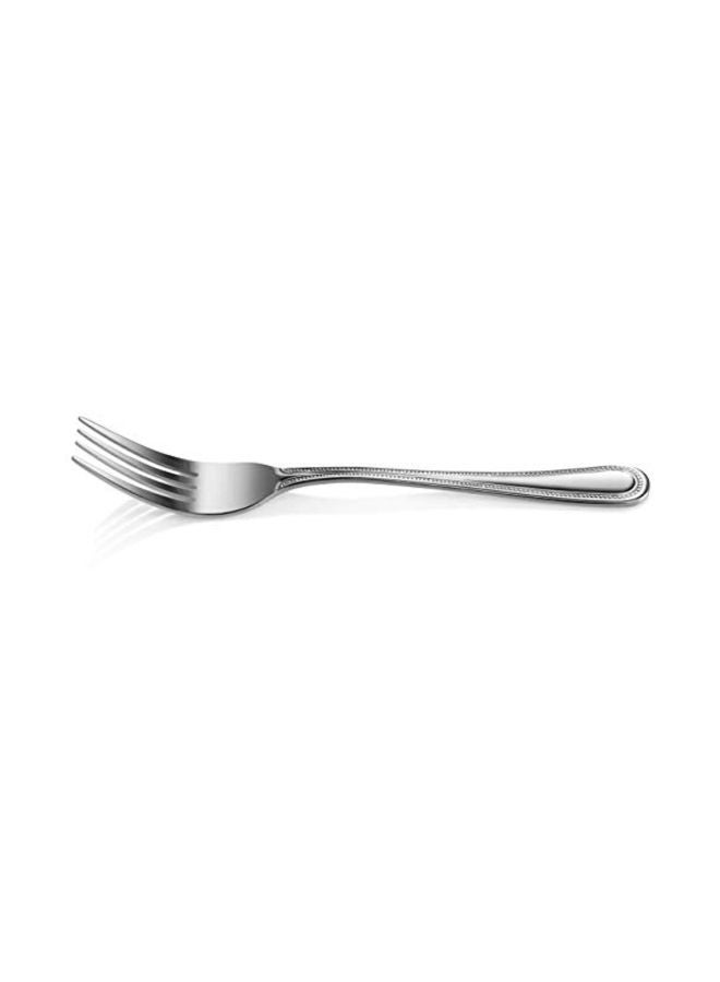 New Star Foodservice 12-Piece Bead Pattern Fork Set Silver  - Image 3