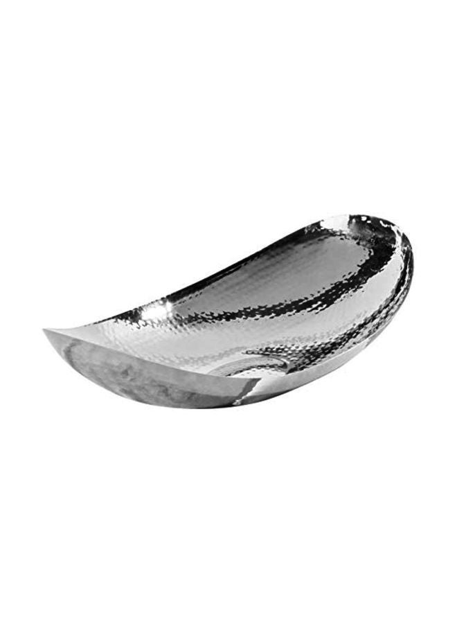 Elegance Stainless Steel Centerpiece Bowl Silver 17x8.5x3inch - Image 1