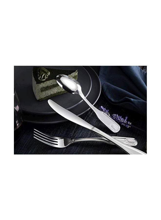 New Star Foodservice 36-Piece Stainless Steel Flatware Set Silver 1x6x7inch  - Image 3