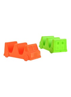 2-Piece Taco Holder Orange/Green