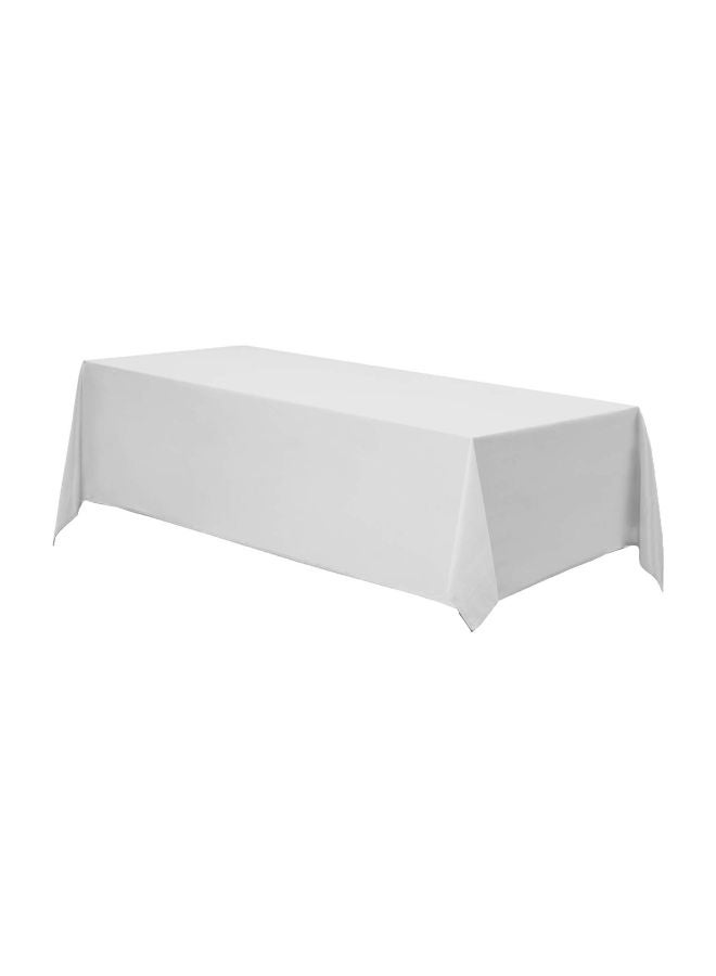 Gee Di Moda Polyester Tablecloth White 90x132inch