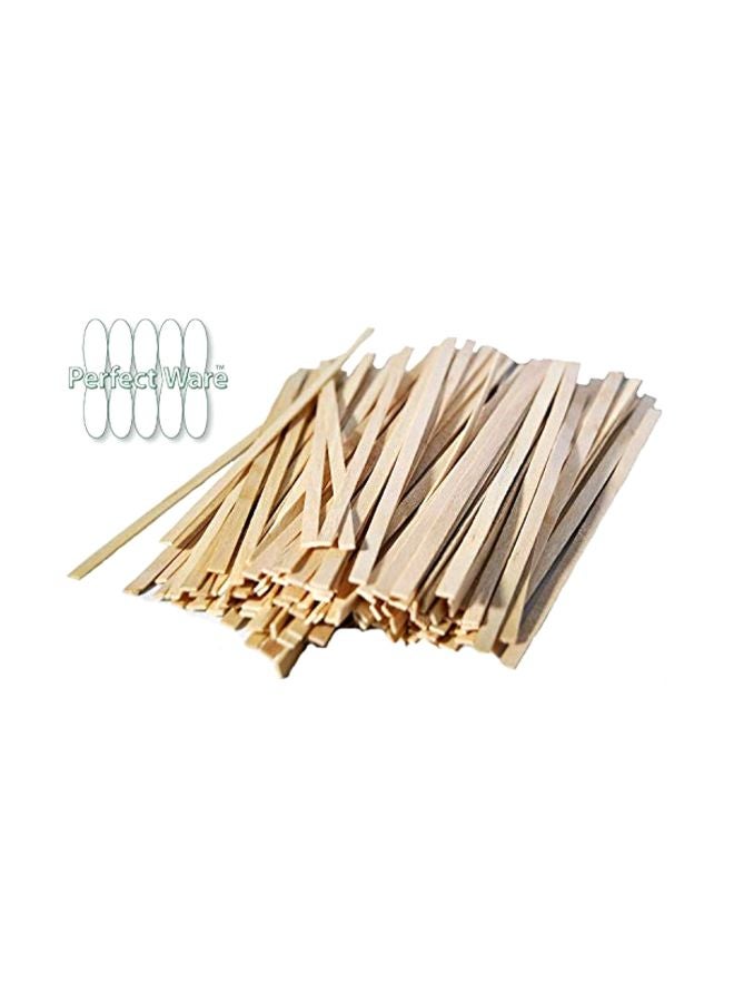 Perfect Stix 2000-Piece Wooden Coffee Stirrer Set Beige 5.5inch  - Image 2