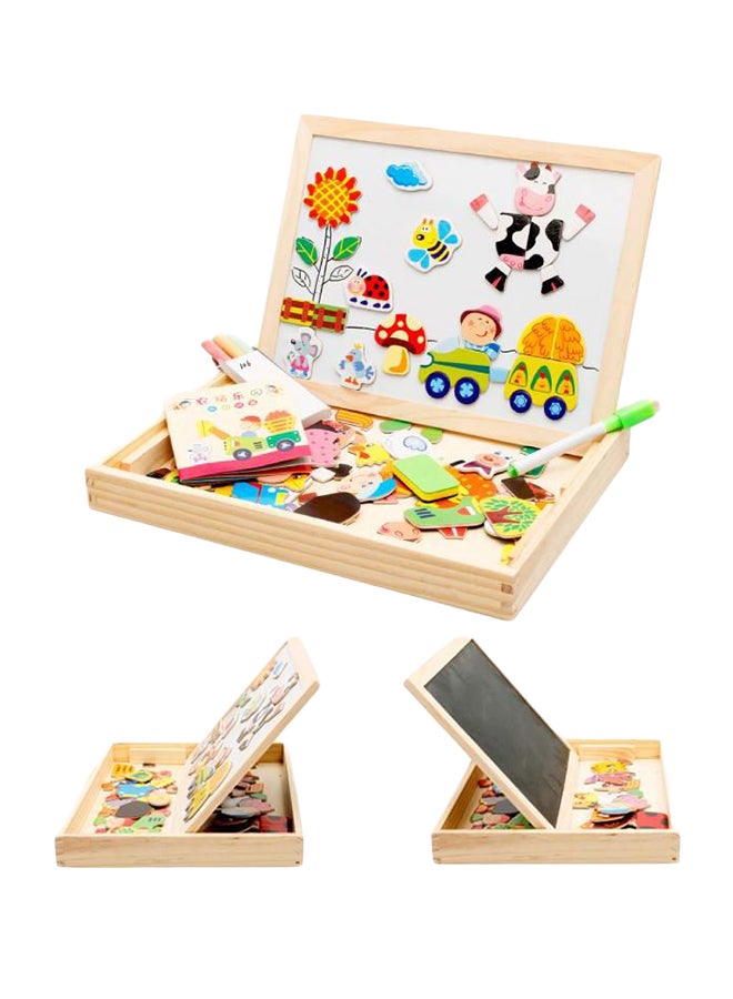 Farm Drawing Writing Board Magnetic Puzzle  - Image 1