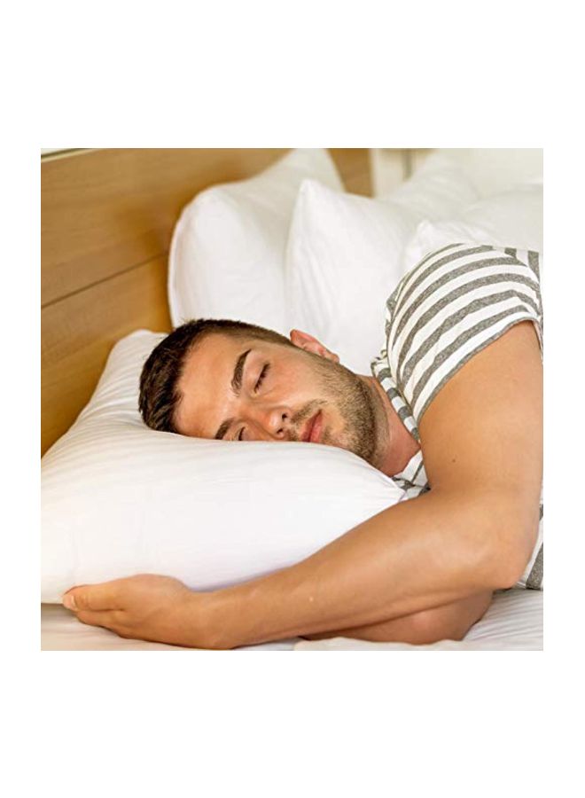 Continental Bedding Feather Blend Pillow White 20x26inch - Image 3